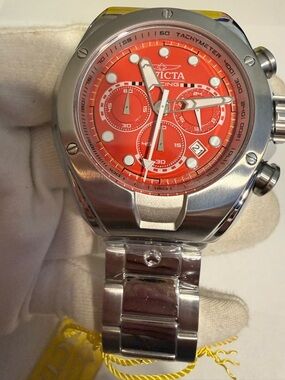 Invicta Racing RedLine Men's Watch-48mm,Steel (47744)-Professional Chronograph